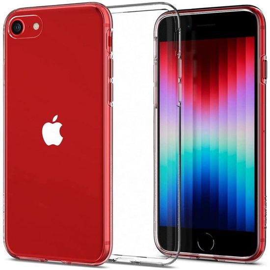 slomart spigen tekoči kristal iphone 7 / 8 / se 2020 / 2022 kristalno prozoren