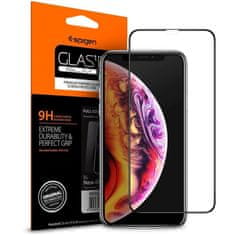 slomart Stekleni okvir spigen glass fc iphone x / xs / 11 pro black