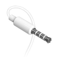 slomart dudao žične mini jack 3,5 mm slušalke v ušesih, bele (x10s white)