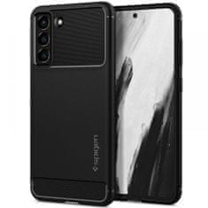 Spigen SPIGEN RUGGED ARMOR GALAXY S21 FE MAT ČRNA