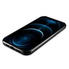 iCARER Ovitek iz naravnega usnja za iPhone 12 Pro Max Leather Oil Wax black