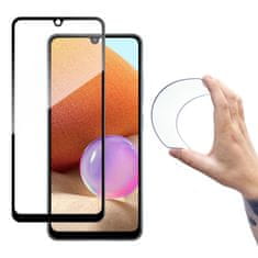 slomart wozinsky polni pokrov flexi nano steklo film kaljeno steklo z okvirjem samsung galaxy a42 5g prozoren