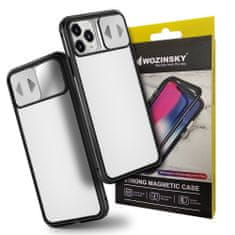 slomart wozinsky magnetic cam slider case full body cover vgrajen sprednji stekleni rotector leč za huawei p40 črn