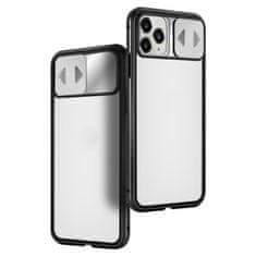 slomart wozinsky magnetic cam slider case full body cover vgrajen sprednji stekleni rotector leč za huawei p40 črn