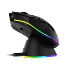 Dareu brezžična gaming miška + polnilna postaja dareu em901x rgb 2.4g 600-6000 dpi (črna)