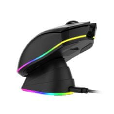 Dareu brezžična gaming miška + polnilna postaja dareu em901x rgb 2.4g 600-6000 dpi (črna)