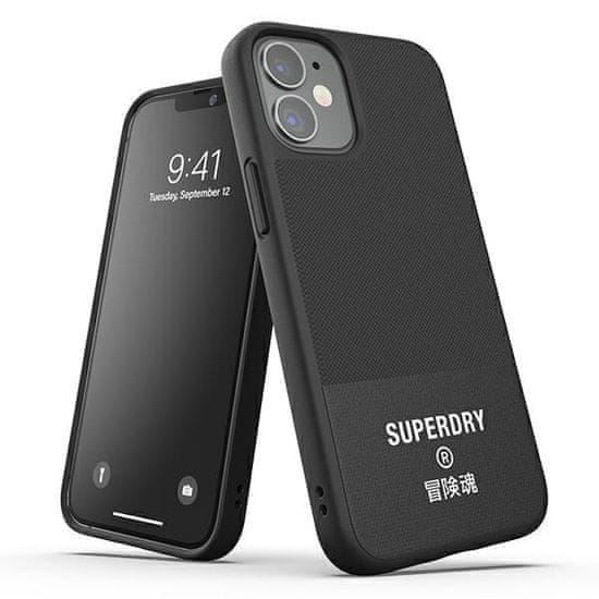 slomart Superdry oblikovano platno za iphone 12 mini - črno