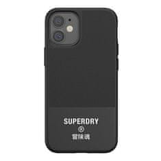 slomart Superdry oblikovano platno za iphone 12 mini - črno