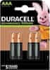 Duracell polnilne baterije HR03-A AAA 850mAh NiMH, 4 kosi