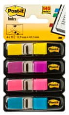 3M Post-it 683-4AB mini označevalci, barvni