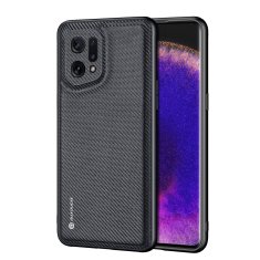 slomart ohišje dux ducis fino je prevlečeno z najlonskim materialom oppo find x5 black