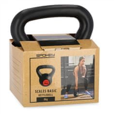 Spokey SCALES BASIC Kettlebell plastična utež 8 kg