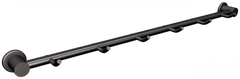 ANDEX Obešalnik s 6 kavlji črn 514NG (Črno nerjavno jeklo)