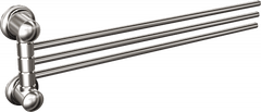 ANDEX Nosilec za 3 palice 004CC (krom)