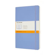 Moleskine beležnica, L, črtna, mehke platnice, modrovijolična