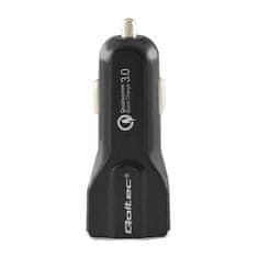 Qoltec avtomobilski polnilnik qoltec | qualcomm quickcharge 3.0 | 12-24V | 3a | usb