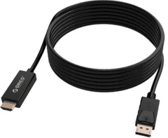 Orico DPH-M18 kabel DisplayPort v HDMI, 1080p, 1,8m, črn (DPH-M18-BK-BP) - odprta embalaža