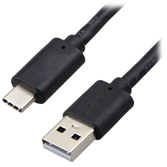 Northix Kabel USB v USB-C - 1,5 m - črn