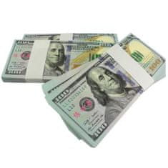 Northix Ponarejen denar - 100 ameriških dolarjev (100 bankovcev) 