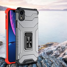 slomart crystal ring case kickstand tough rugged cover za iphone xr moder