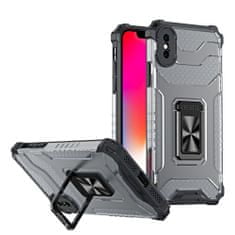 slomart crystal ring case kickstand tough rugged cover za iphone xs max črn