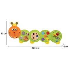 Viga Toys VIGA Lesena deska za gosenico FSC Certified Montessori