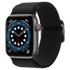 slomart spigen fit lite apple watch 4 / 5 / 6 / 7 / 8 / se / ultra (42 / 44 / 45 / 49 mm) črna