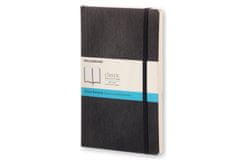 Moleskine beležnica, L, pikice, mehke platnice, antracit