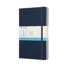 Moleskine beležnica, L, črtna, trde platnice, temno modra