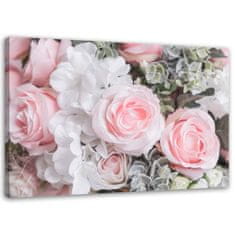 shumee Slika na platnu, Rožnate vrtnice - 60x40