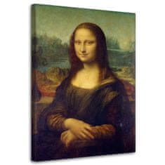 shumee Slika na platnu, Mona Lisa - reprodukcija Da Vincija - 60x90