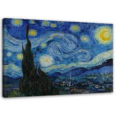shumee Slika na platnu, Zvezdna noč - reprodukcija V. van Gogha - 100x70