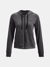 Under Armour Pulover Rival Terry FZ Hoodie-GRY XS