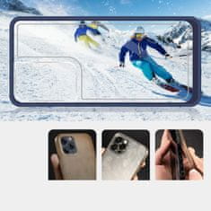 slomart prozoren ovitek 3v1 za samsung galaxy s22 ultra frame gel cover moder