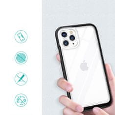 slomart prozoren ovitek 3v1 za iphone 11 pro max gel ovitek z okvirjem črn