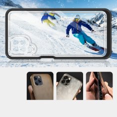 slomart prozoren 3v1 ovitek 3v1 za samsung galaxy a12 5g frame gel cover črn