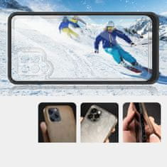 slomart prozoren ovitek 3v1 za samsung galaxy a42 5g frame gel cover črn