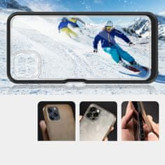 slomart prozoren 3v1 ovitek 3v1 za samsung galaxy a22 5g frame gel cover črn