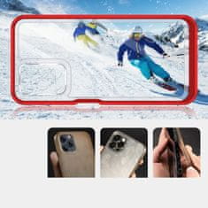 slomart prozoren ovitek 3v1 za xiaomi redmi 10 frame gel cover red