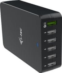 I-TEC Pametni polnilec USB 6x USB-A Port 52W