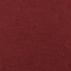 Greatstore Podnožje, vinsko rdeče barve, 78x56x32 cm, oblazinjeno s tkanino