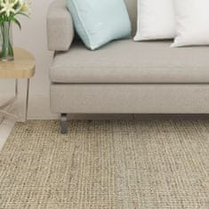 Vidaxl Preproga, naravni sisal, 80x250 cm, barva taupe