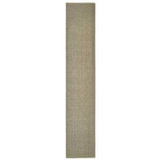 Vidaxl Preproga naravni sisal 66x350 cm taupe