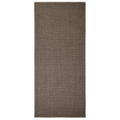 Vidaxl Preproga naravni sisal 66x150 cm rjava