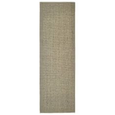 Vidaxl Preproga, naravni sisal, 80x250 cm, barva taupe