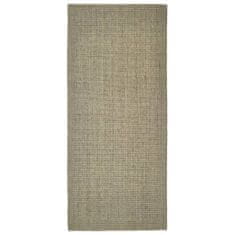 Vidaxl Preproga naravni sisal 80x150 cm taupe