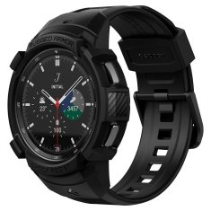 slomart spigen rugged armor "pro" galaxy watch 4 classic 46 mm mat črna