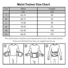 Northix Trener za pas - XXXL - črn 