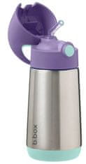 b.box Termos za pitje s slamico 350 ml - lilac pop