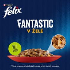 Felix Fantastic žepki z zajcem in jagnjetino v želeju, 48 x 85 g